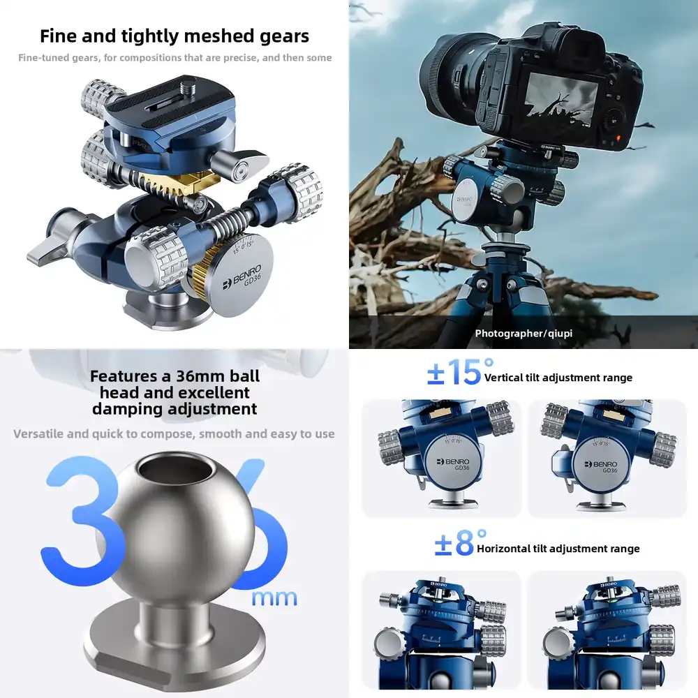 BENRO GD36PT Aluminum 3-Way Ge - Photography Architecture ulasan dan harga