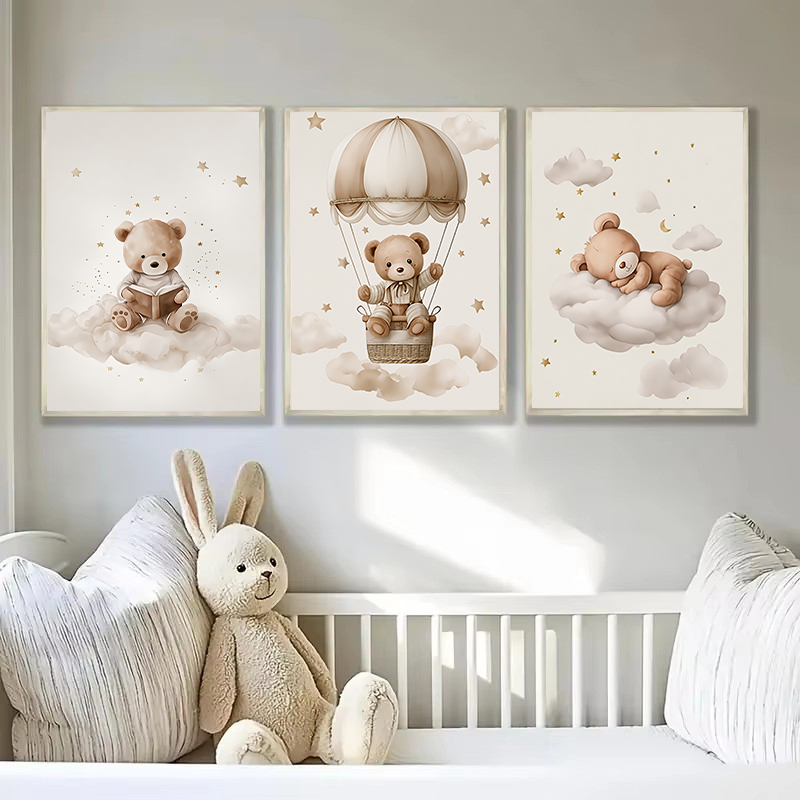 3pcs/set Bohemian Teddy Bear A - Photography Kit ulasan dan harga